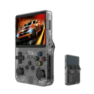 R36S retro handheld gaming console front view